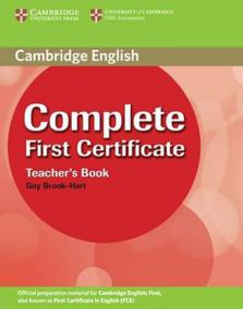 Complete First Certificate: Teacher´s Book