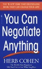 You Can Negotiate Anything