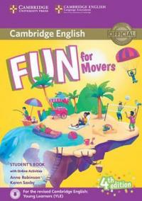 Fun for Movers 4th Edition: Student´s Book with Audio with Online Activities