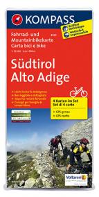 Südtirol 3401 , 4 mapy / 1:70T KOM