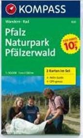 Pfalz Naturpark Pfälzerwald 826 , 2 mapy / 1:50T NKOM