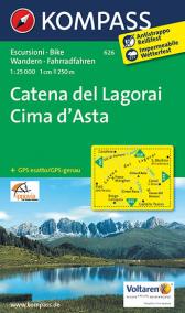 Catena del Lagorai - Cima d´Asta  626    NKOM 1:25