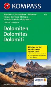 Dolomiten  ( sada 4 map )  672   NKOM