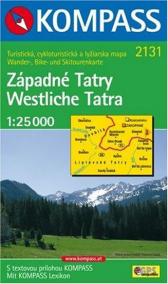 Západné Tatry 1:25 000 Kompass