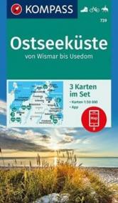 Ostseeküste von Wismar bis Usedom (sada map) 739  NKOM