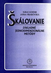 Škálovanie – Základné jednodimenzionálne metódy