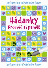 Hádanky procvič si paměť - Krabička + fix + 50 karet