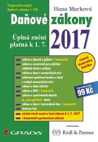 Daňové zákony 2017 - Úplná znění platná k 1. 7. 2017