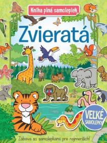 Zvieratá - Kniha plná samolepiek