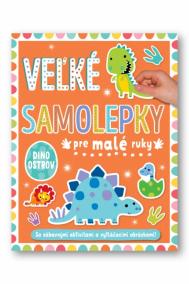 Dino ostrov - Veľké samolepky pre malé ruky