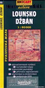 Lounsko, Džbán 1:50T -  turist .mapa