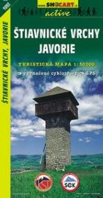 Štiavnické vrchy, Javorie 1:50 000