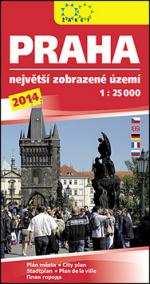 Praha největší zobrazené území 2014