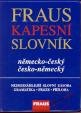 Německo-český česko-německý FRAUS kapesní slovník