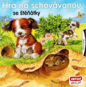 Hra na schovávanou se štěňátky