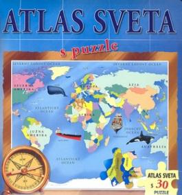 Atlas sveta s puzzle