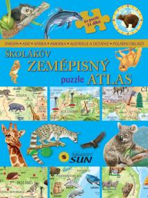 Školákův zeměpisný puzzle atlas