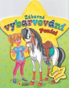 Poníci - Zábavné vybarvování (zelená)