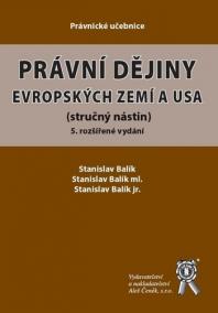 Právní dějiny evropských zemí a USA, 5. rozšířené vydání