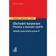 Obchodní korporace - Přeměny a obchodní rejstřík