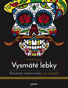 Arteterapie - Vysmáté lebky - relaxační omalovánky pro dospělé