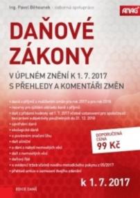 Daňové zákony v úplném znění k 1. 7. 2017 s přehledy změn