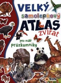 Velký samolepkový atlas zvířat pro malé