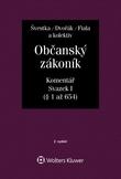 Občanský zákoník (zák. č. 89/2012 Sb.). Komentář. Svazek I (obecná část) - 2. vydání