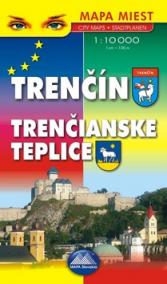 Trenčín Trenčianske Teplice Mapa miest City maps Stadtplanen 1 : 10 000