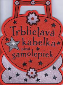 Trblietavá kabelka plná samolepiek