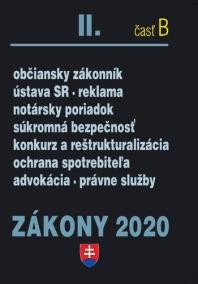 Zákony 2020 II. B - Občianske zákony - Úplné znenie k 1.1.2020