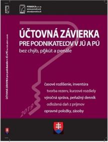 Účtovná závierka pre podnikateľov v PÚ a JÚ za rok 2019