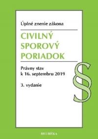 Civilný sporový poriadok. Úzz, 3. vydanie, 2019