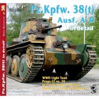 Red 38. Pz. Kpfw. 38(t) Ausf. A-D in detail