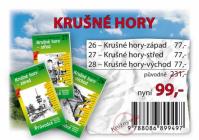 Krušné hory - Balíček průvodců (26-Krusné hory-západ, 27-Krušné hory-střed, 28-Krušné hory-východ)