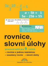 Algebra 9 (rovnice a sl.úlohy), pracovní sešit