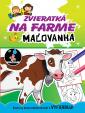 Maľovanka so 6 hračkami - Zvieratká na farme