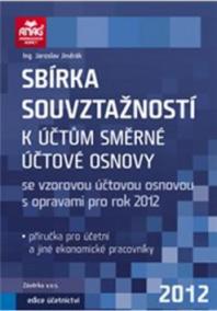 Sbírka souvztažností k účtům směrné účtové osnovy