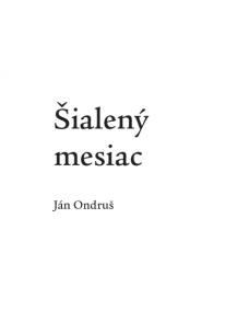 Šialený mesiac