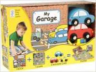 My Garage (Book, Wooden Toy - 16-piece Puzzle) 