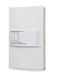 Moleskine: Volant zápisníky čisté bílé L