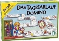 Deutsch Spielend Lernen: Das Tagesablauf - domino