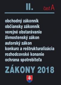 Zákony 2018-II časť A