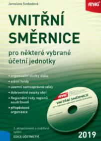 Vnitřní směrnice pro některé vybrané účetní jednotky